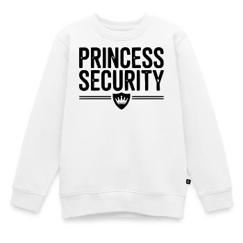 Sécurité de la princesse - Sweat Premium enfant bio - blanc - Devant - AI Model Kid Male (0cm)