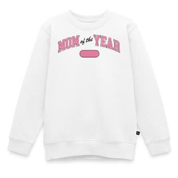 Mom of the Year – Auszeichnung - Kinder Premium Organic Sweatshirt - Weiß - Vorne - AI Model Kid Male (0cm)