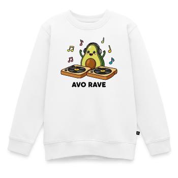 DJ Avocado - Kinder Premium Organic Sweatshirt - Weiß - Vorne - AI Model Kid Male (0cm)
