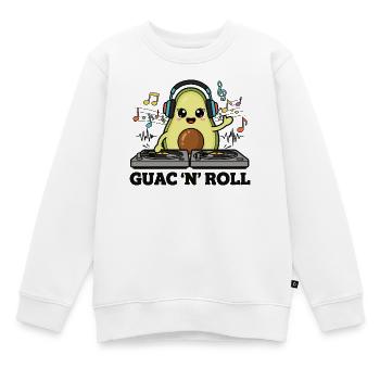 Guac Beats - Kinder Premium Organic Sweatshirt - Weiß - Vorne - AI Model Kid Male (0cm)