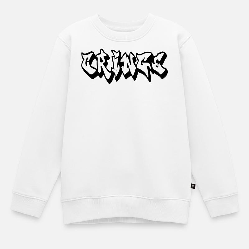 Vicarious embarrassment - Kids Premium Organic Sweatshirt - white