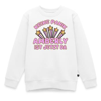 Amberly als Frauenname - Kinder Premium Organic Sweatshirt - Weiß - Vorne - AI Model Kid Male (0cm)