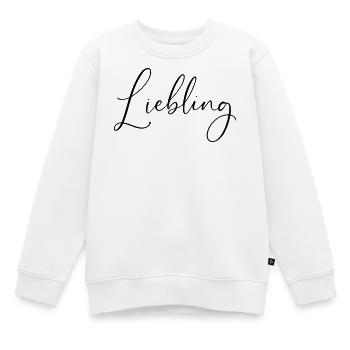 Darling / Conception d’écriture manuscrite - Sweat Premium enfant bio - blanc - Devant - AI Model Kid Male (0cm)