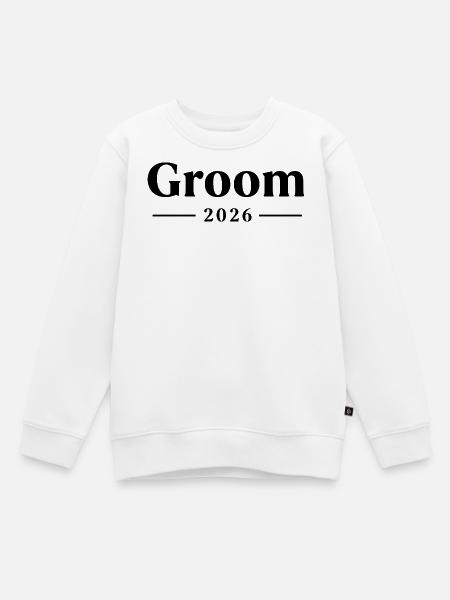 Groom 2026 - Kinder Premium Organic Sweatshirt - Weiß