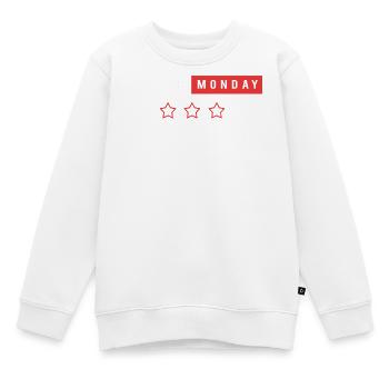 Kaufrausch Cyber Monday - Kinder Premium Organic Sweatshirt - Weiß - Vorne - AI Model Kid Male (0cm)