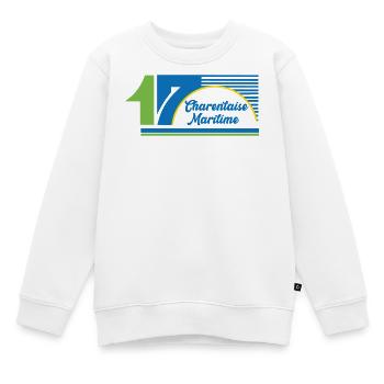 Charentaise Maritime - Kids Premium Organic Sweatshirt - white - Front - AI Model Kid Male (0cm)
