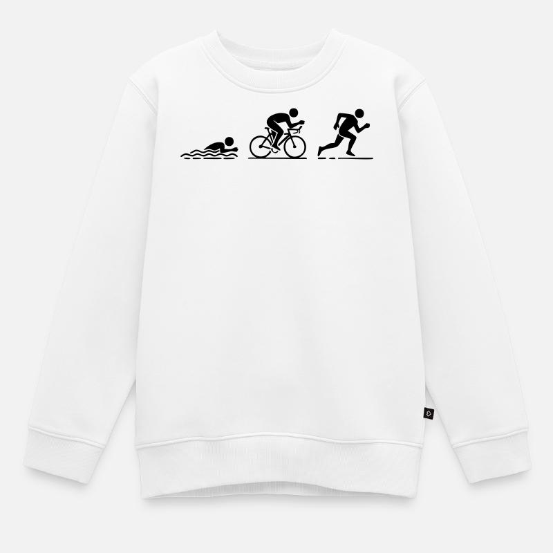 Triathlon - Sweat Premium enfant bio - blanc
