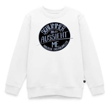 Schlimmer als es aussieht, ME - Kinder Premium Organic Sweatshirt - Weiß - Vorne - AI Model Kid Male (0cm)