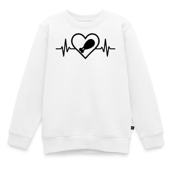 Cœur de poulet rôti Cuisine Gourmet - Sweat Premium enfant bio - blanc - Devant - AI Model Kid Male (0cm)