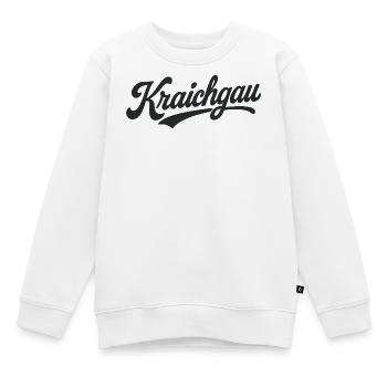 Kraichgau Region Schriftzug - Kinder Premium Organic Sweatshirt - Weiß - Vorne - AI Model Kid Male (0cm)