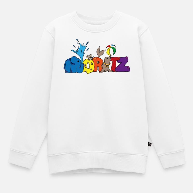 Moritz im Zirkus - Kinder Premium Organic Sweatshirt - Weiß
