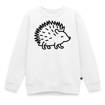 Porc-épic - Sweat Premium enfant bio - blanc - Devant - AI Model Kid Male (0cm)