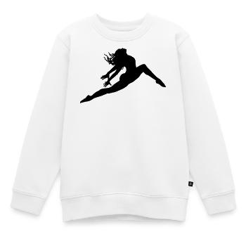 Jump - Kids Premium Organic Sweatshirt - white - Front - AI Model Kid Male (0cm)