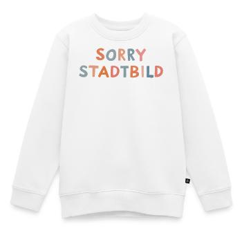 Désolé paysage urbain - Sweat Premium enfant bio - blanc - Devant - AI Model Kid Male (0cm)