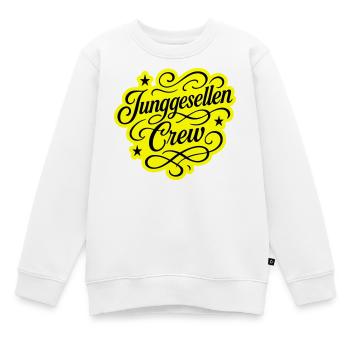 Junggesellen Crew - Kinder Premium Organic Sweatshirt - Weiß - Vorne - AI Model Kid Male (0cm)