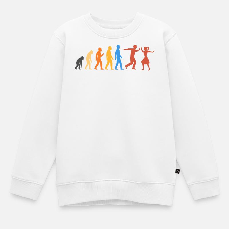 Danse Swing - Le plus haut niveau d’évolution - Sweat Premium enfant bio - blanc