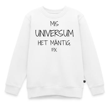 Design affirmatif – l’ironie dans la vie quotidienne - Sweat Premium enfant bio - blanc - Devant - AI Model Kid Male (0cm)