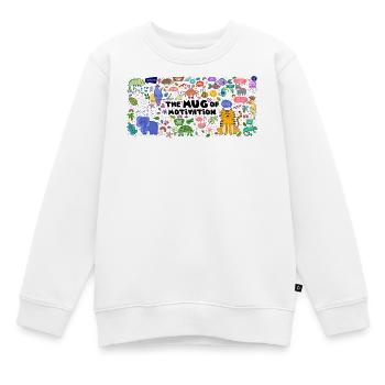 Coupe de motivation - Sweat Premium enfant bio - blanc - Devant - AI Model Kid Male (0cm)