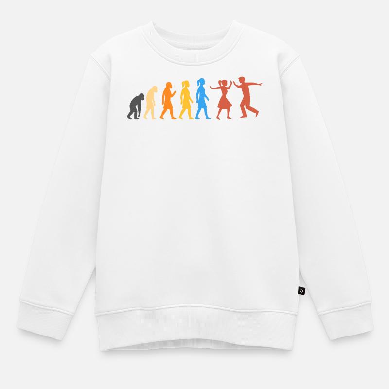 Danse Swing - Le plus haut niveau d’évolution (2) - Sweat Premium enfant bio - blanc