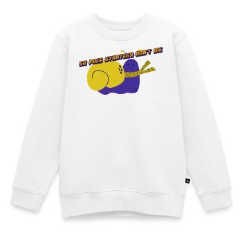 5k pace straregy don't die - Kids Premium Organic Sweatshirt - white - Front - AI Model Kid Male (0cm)