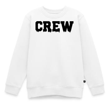 Crew - Kinder Premium Organic Sweatshirt - Weiß - Vorne - AI Model Kid Male (0cm)