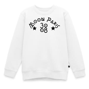 Design simple et épuré pour un style unique et fun - Sweat Premium enfant bio - blanc - Devant - AI Model Kid Male (0cm)