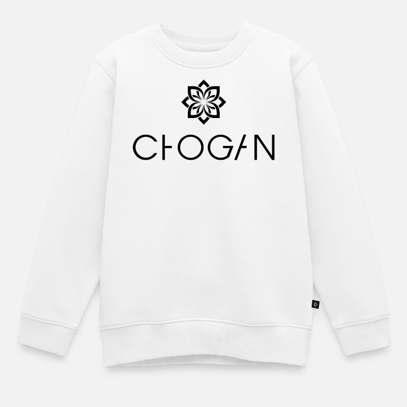 Chogan - Kinder Premium Organic Sweatshirt - Weiß