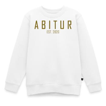 Abitur 2026 - Kinder Premium Organic Sweatshirt - Weiß - Vorne - AI Model Kid Male (0cm)
