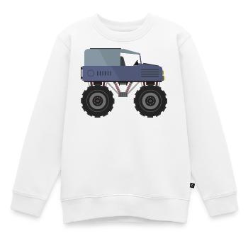 Monstertruck - Kinder Premium Organic Sweatshirt - Weiß - Vorne - AI Model Kid Male (0cm)