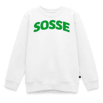 Sosse für immer - Kinder Premium Organic Sweatshirt - Weiß - Vorne - AI Model Kid Male (0cm)
