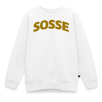 Sosse für immer - Kinder Premium Organic Sweatshirt - Weiß - Vorne - AI Model Kid Male (0cm)