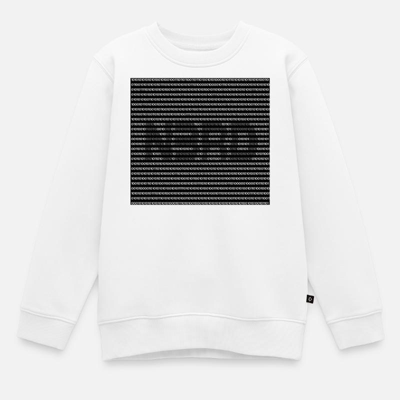 nerd - Sweat Premium enfant bio - blanc