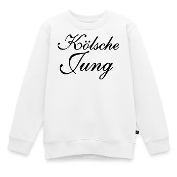 Kölsche Jung - Kinder Premium Organic Sweatshirt - Weiß - Vorne - AI Model Kid Male (0cm)