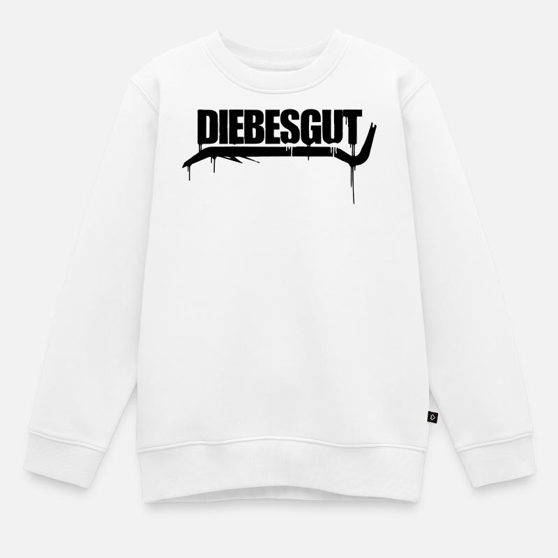 GRAFFITI - Sweat Premium enfant bio - blanc
