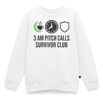 Startup-gründer Survivor Burnout Recover - Kinder Premium Organic Sweatshirt - Weiß - Vorne - AI Model Kid Male (0cm)