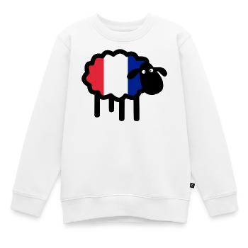 French sheep - Kids Premium Organic Sweatshirt - white - Front - AI Model Kid Male (0cm)