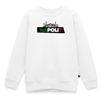 Neapel? - Kinder Premium Organic Sweatshirt - Weiß - Vorne - AI Model Kid Male (0cm)