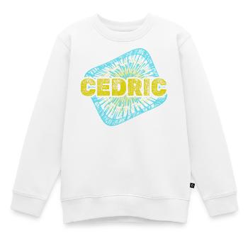 Cedric als Freizeit - Kinder Premium Organic Sweatshirt - Weiß - Vorne - AI Model Kid Male (0cm)