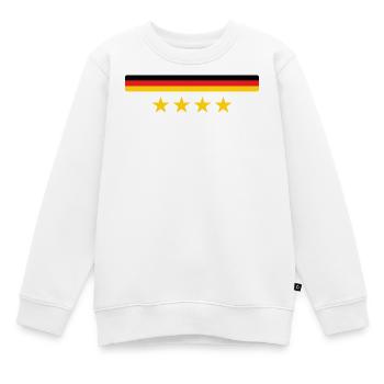 Drapeau Allemand - Allemagne - Sweat Premium enfant bio - blanc - Devant - AI Model Kid Male (0cm)