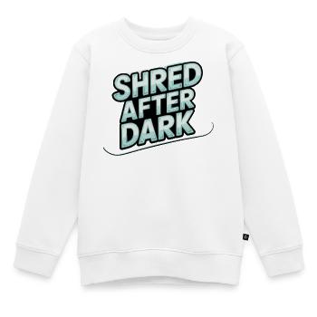 Shred nach Mitternacht - Kinder Premium Organic Sweatshirt - Weiß - Vorne - AI Model Kid Male (0cm)