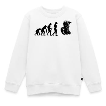 Statement für alle Motocross - Kinder Premium Organic Sweatshirt - Weiß - Vorne - AI Model Kid Male (0cm)