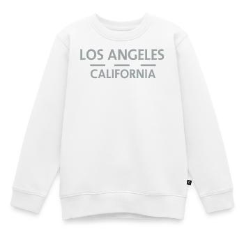 Los Angeles, Californie - Sweat Premium enfant bio - blanc - Devant - AI Model Kid Male (0cm)
