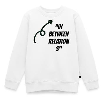 Zwischen Beziehungen - Kinder Premium Organic Sweatshirt - Weiß - Vorne - AI Model Kid Male (0cm)
