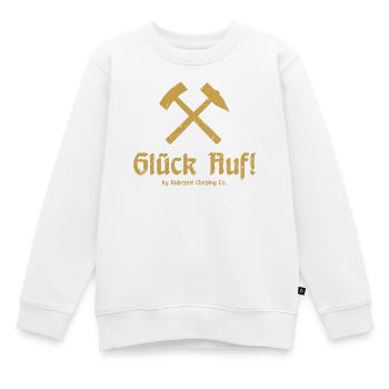 Bonne chance! - Ruhrpott - Zeche - Zollverein - Sweat Premium enfant bio - blanc - Devant - AI Model Kid Male (0cm)