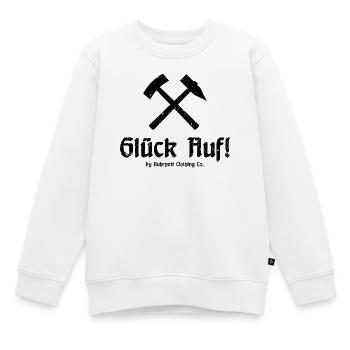 Bonne chance! - Ruhrpott - Zeche - Zollverein - Sweat Premium enfant bio - blanc - Devant - AI Model Kid Male (0cm)