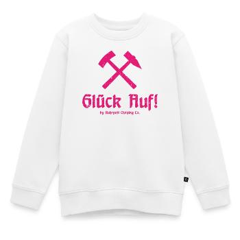 Bonne chance! - Ruhrpott - Zeche - Zollverein - Sweat Premium enfant bio - blanc - Devant - AI Model Kid Male (0cm)