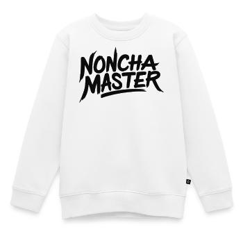 Noncha-Meister - Kinder Premium Organic Sweatshirt - Weiß - Vorne - AI Model Kid Male (0cm)