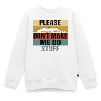 Field Hockey Evolution Spielerin Retro Sunset - Kinder Premium Organic Sweatshirt - Weiß - Vorne - AI Model Kid Male (0cm)