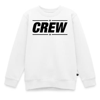 Crew - Kinder Premium Organic Sweatshirt - Weiß - Vorne - AI Model Kid Male (0cm)