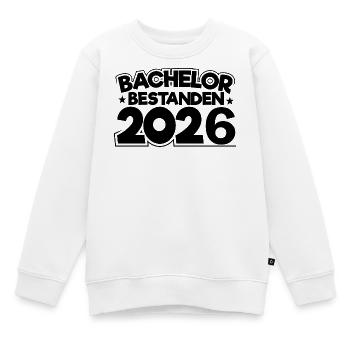 Bachelor 2026 Abschluss Promotion Sponsion - Kinder Premium Organic Sweatshirt - Weiß - Vorne - AI Model Kid Male (0cm)